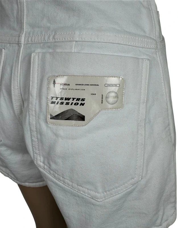 Other Ttswtrs High-Waisted Denim Shorts size S Size 27" / US 4 / IT 40 - 8 Thumbnail