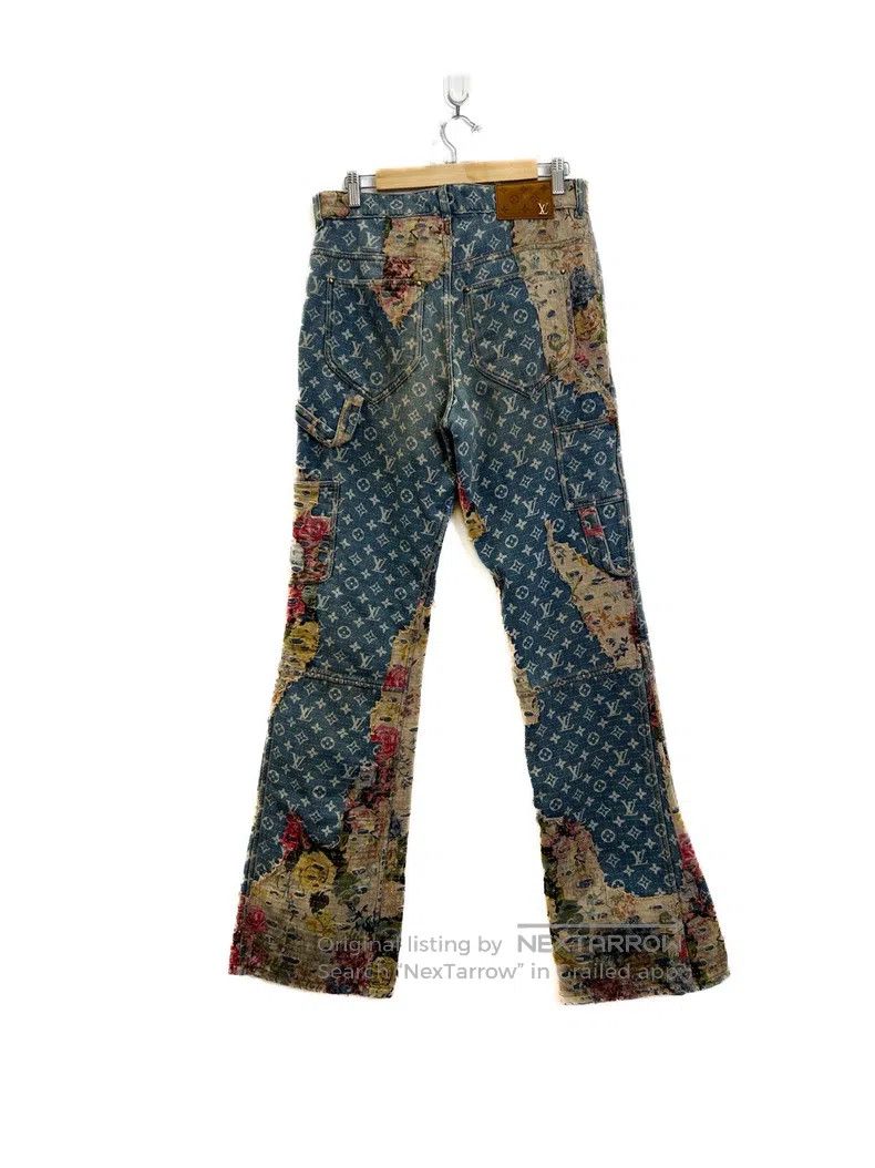 Louis Vuitton Louis Vuitton Do Old Destruction Floral Jeans Size US 30 / EU 46 - 2 Thumbnail
