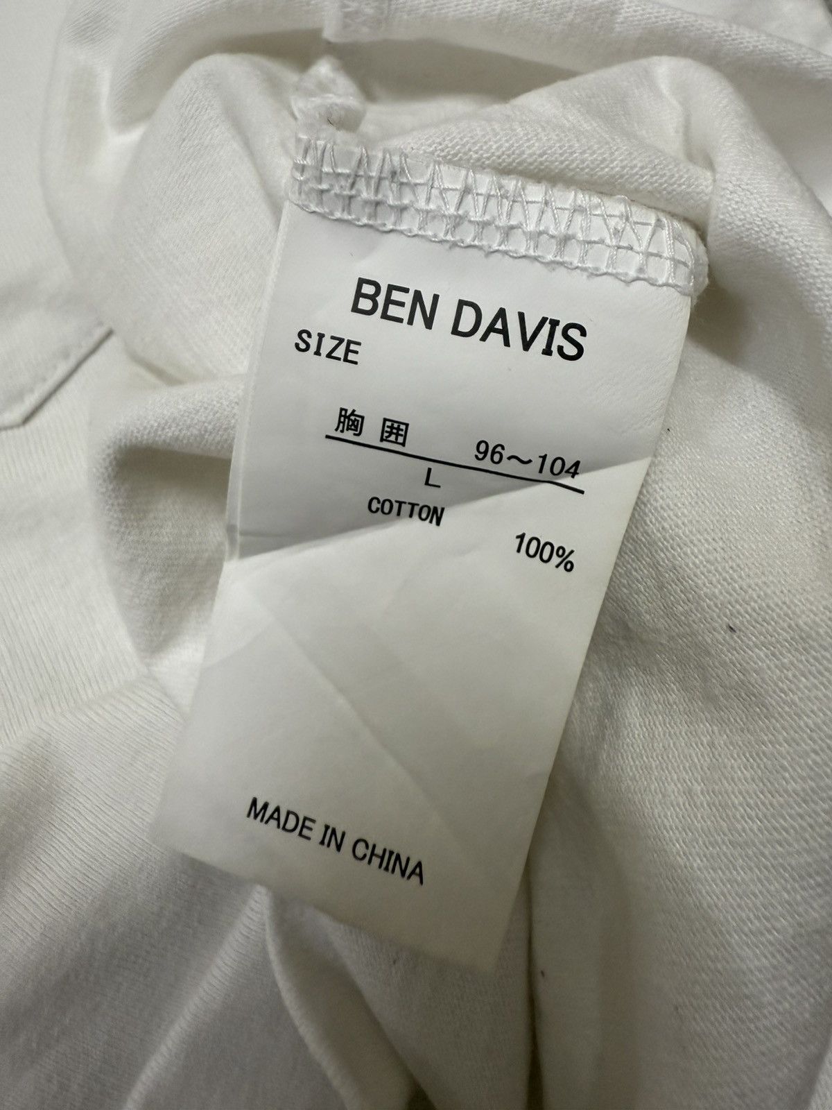 Ben Davis × Vintage Vintage Ben Davis Pocket Tshirt Size US L / EU 52-54 / 3 - 9 Thumbnail