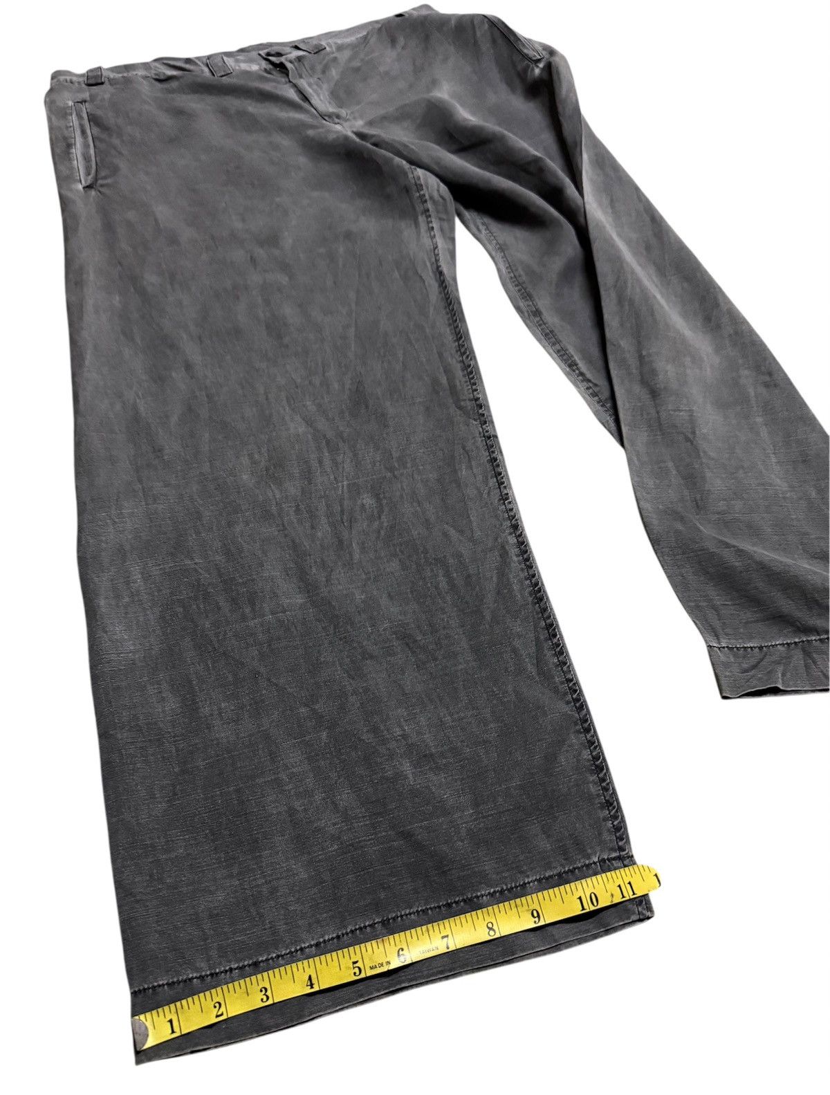 Yohji Yamamoto Y's Yohji Yamamoto Pants Cargo Linne greey Size US 35 - 10 Thumbnail