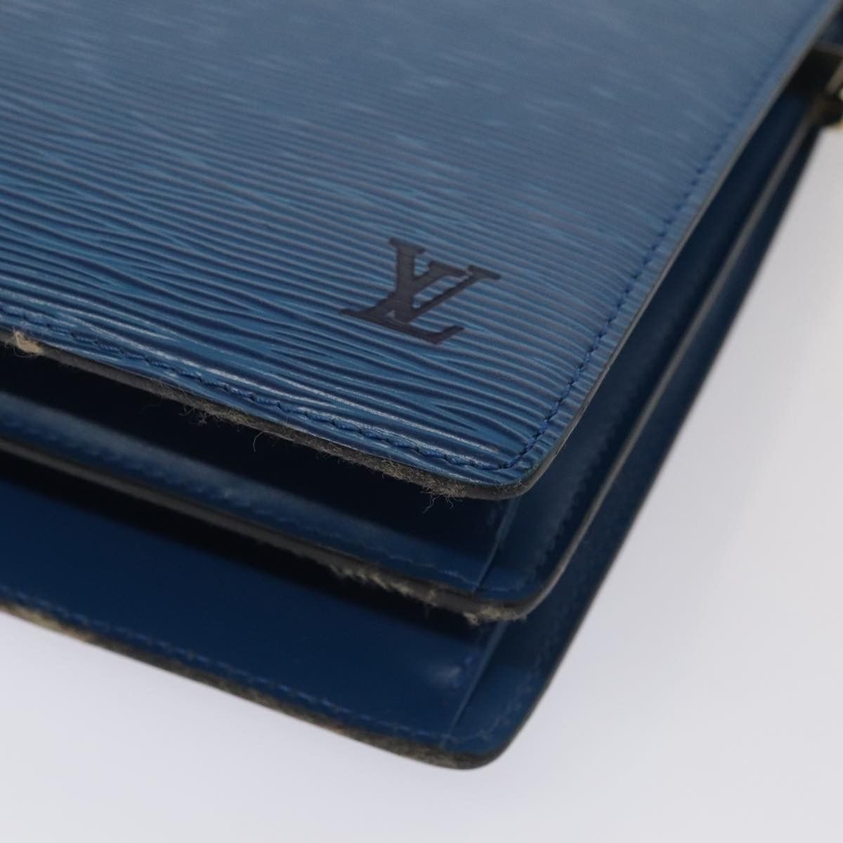 Louis Vuitton LOUIS VUITTON Epi Capuchin Shoulder Bag Blue M52345 Size ONE SIZE - 8 Thumbnail