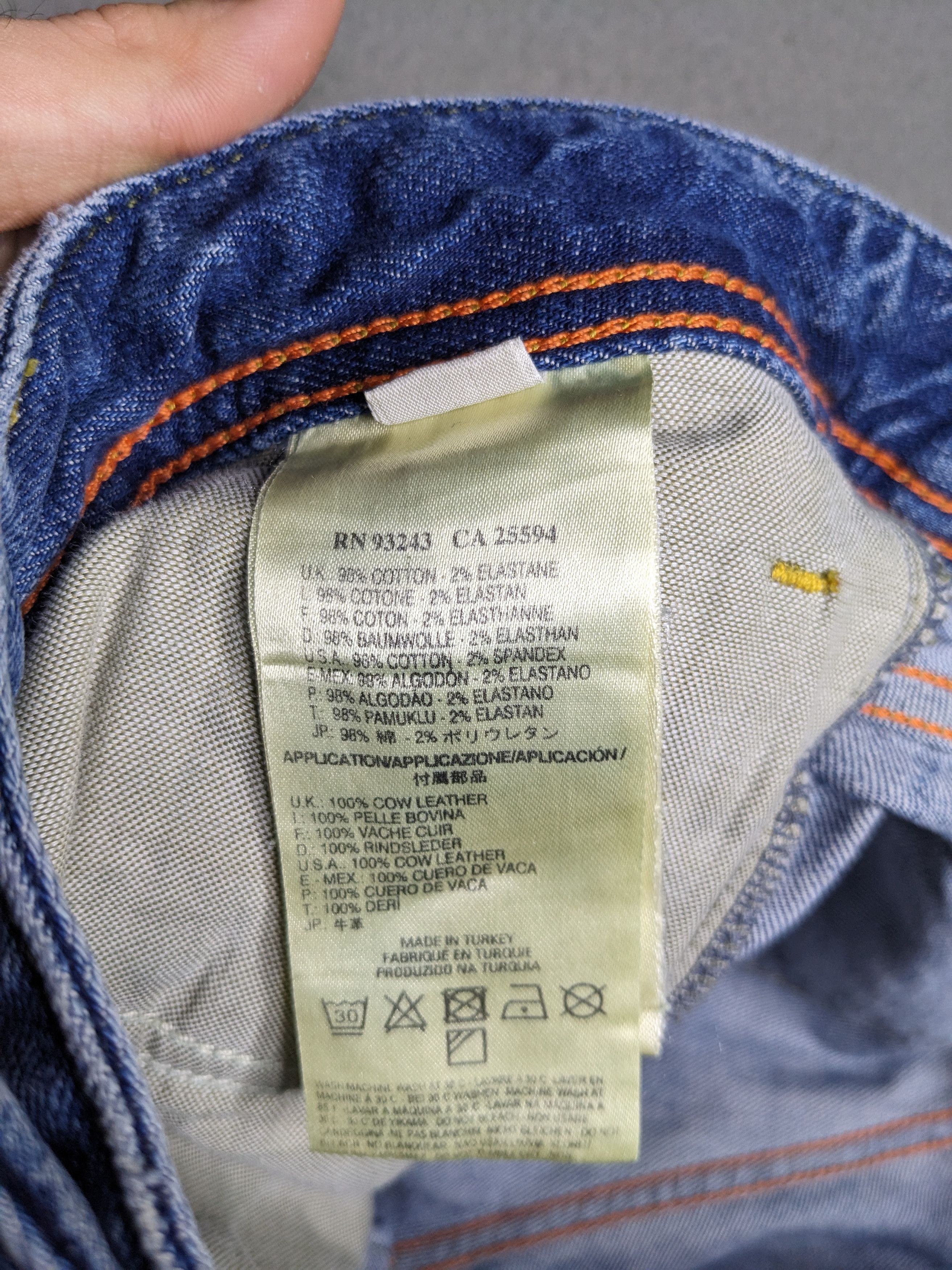 Diesel Diesel Mens Jean Shorts Size 30 Denim Stretch Whiskers Slim Size US 30 / EU 46 - 14 Thumbnail
