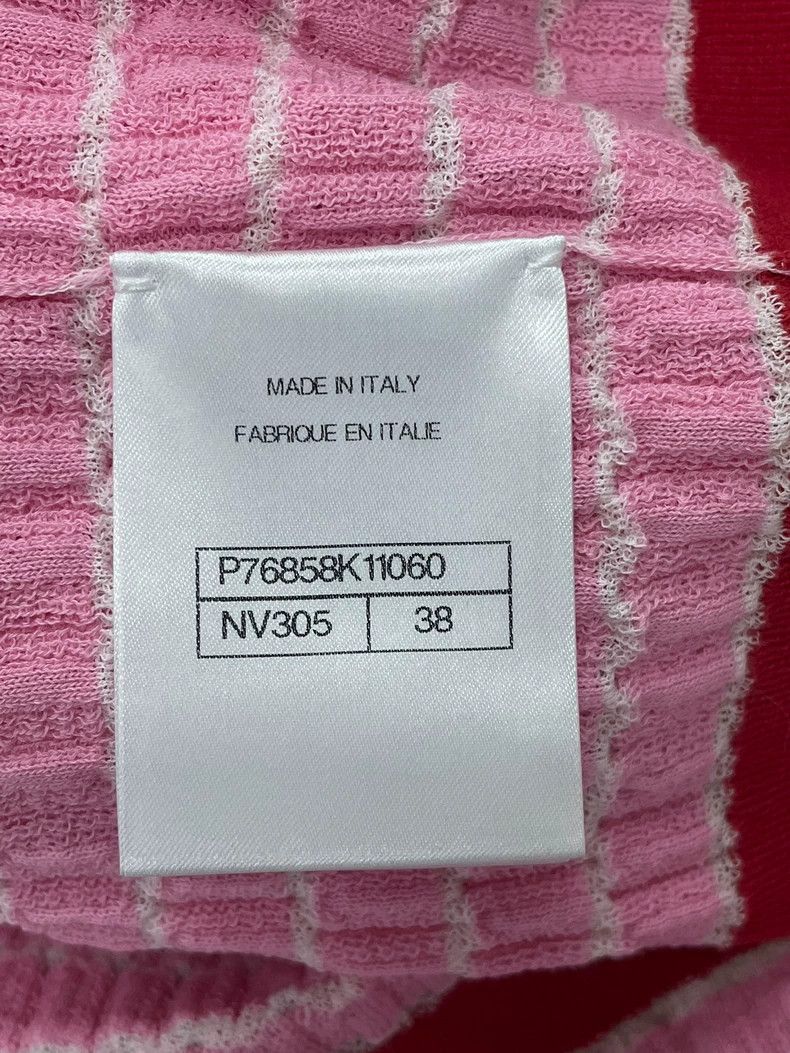 Chanel chanel 24 pink and white colour-matched striped double C v Size XS / US 0-2 / IT 36-38 - 5 Thumbnail