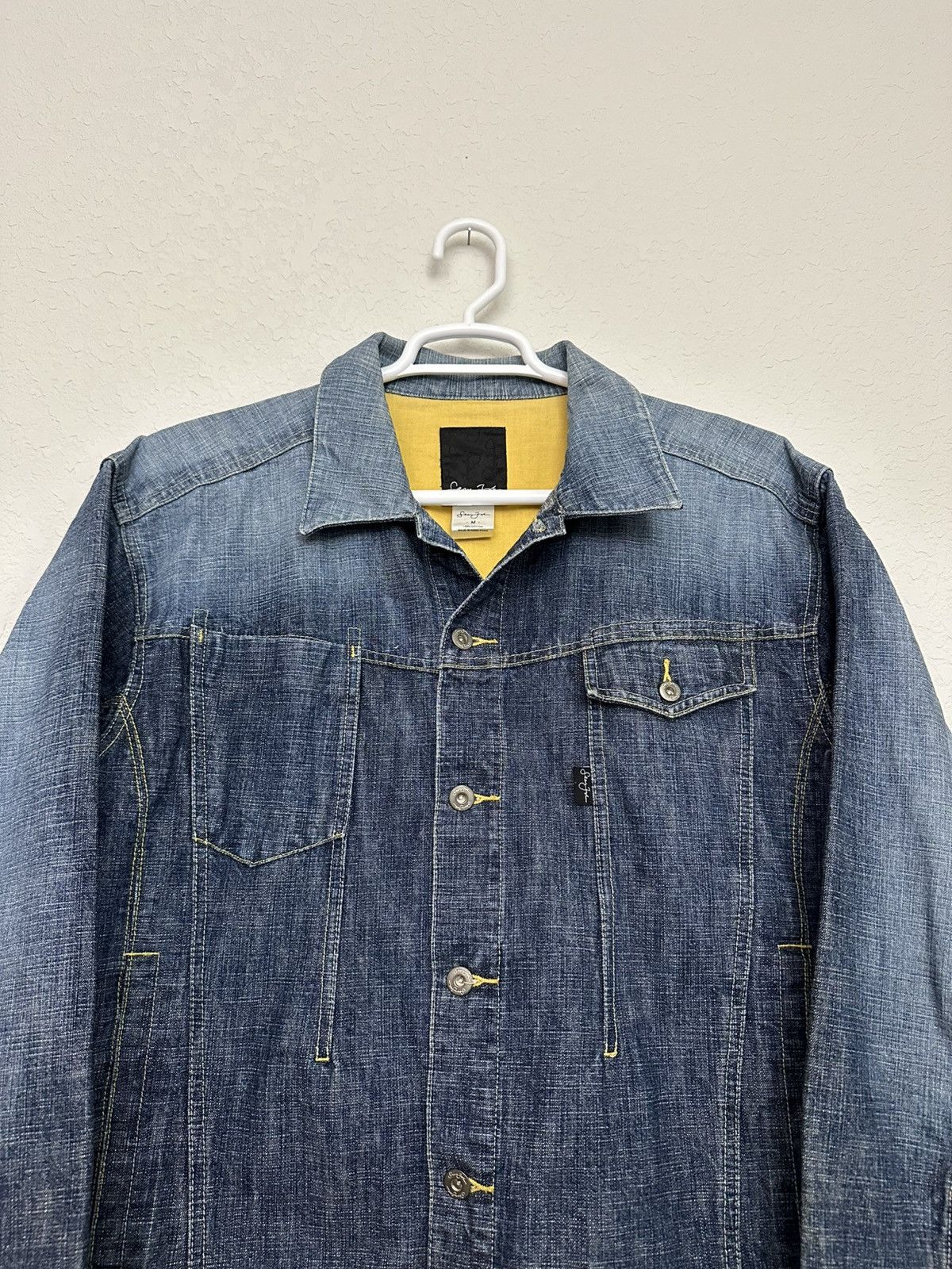 Sean John × Vintage Vintage 90s Y2K Sean Jean Denim Jacket Size US M / EU 48-50 / 2 - 3 Thumbnail