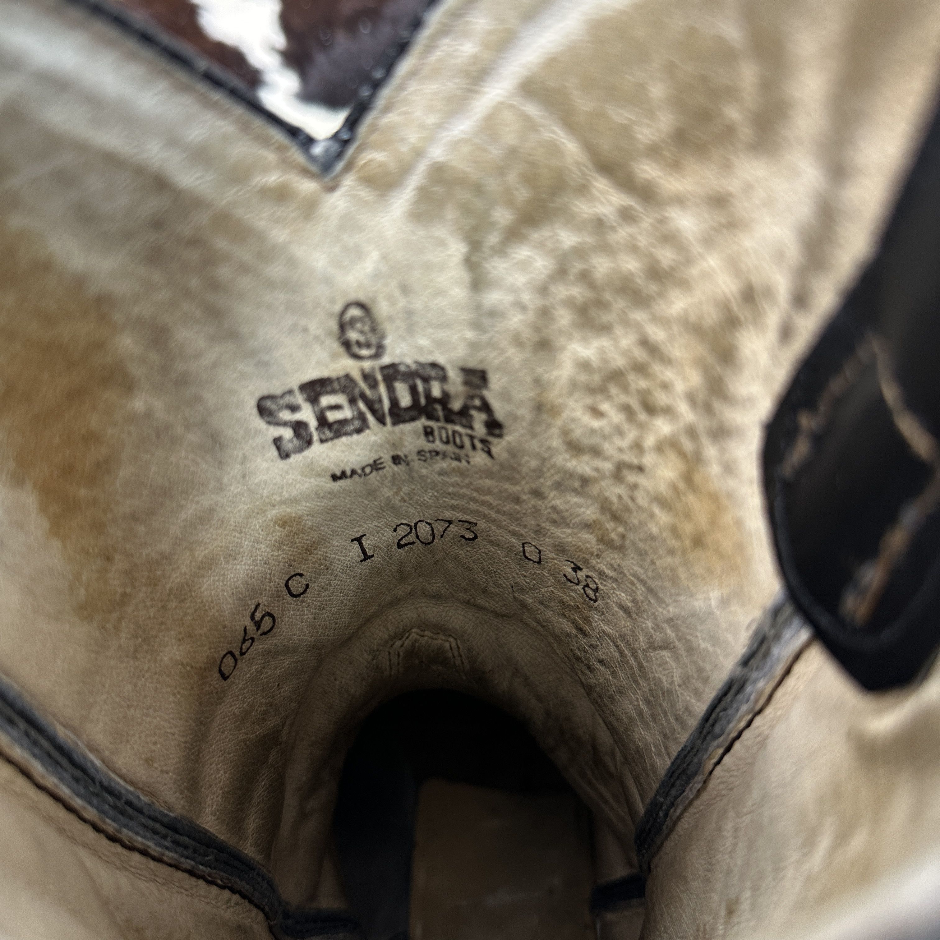 Sendra × Vintage Vintage Embossed Leather Sendra Cowboy Boots Size US 7 / IT 37 - 12 Thumbnail
