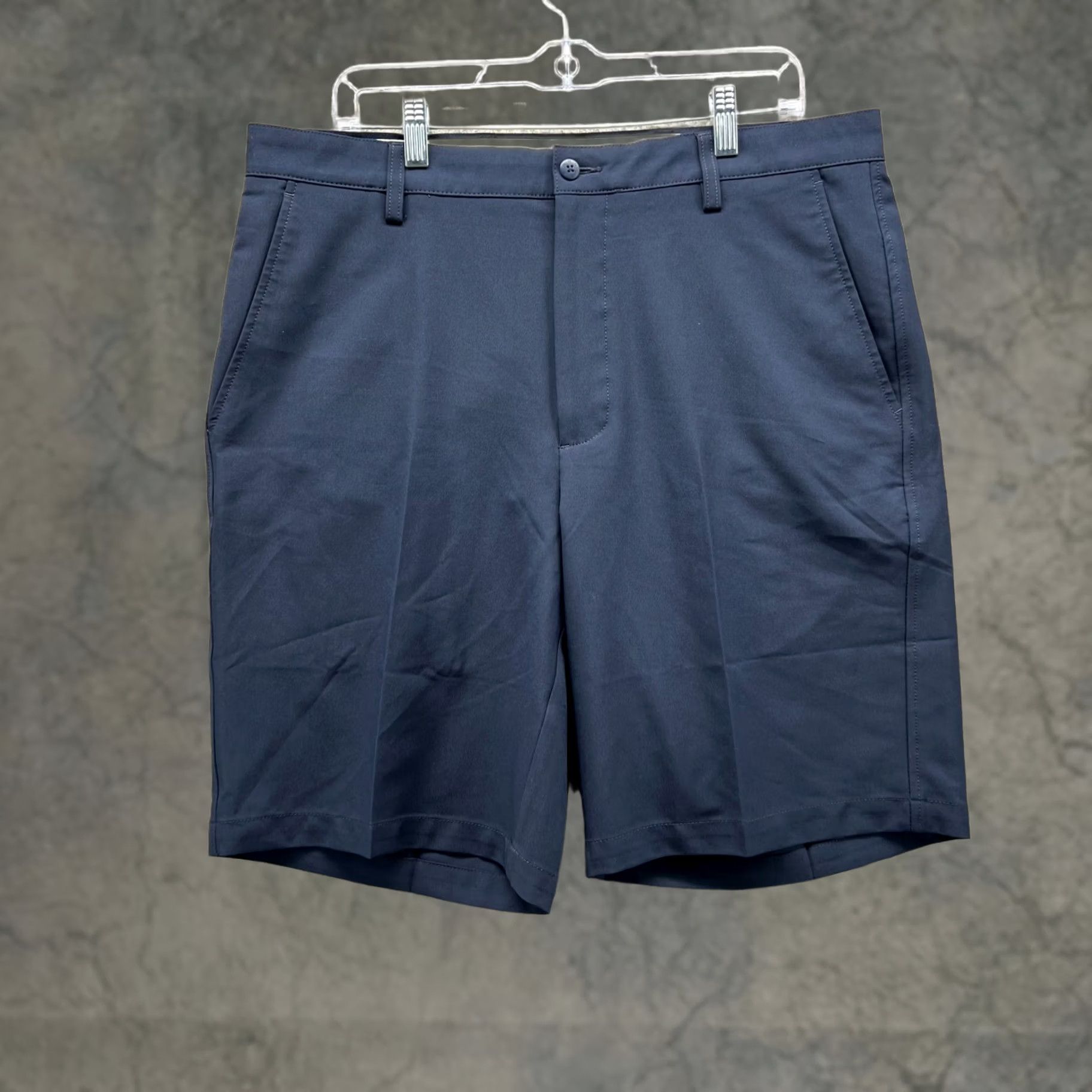 Footjoy FootJoy Shorts Mens 36 Blue Navy Chino Pleated Stretch Golf Golfer Athletic Shirt Size US 36 / EU 52 - 1 Thumbnail