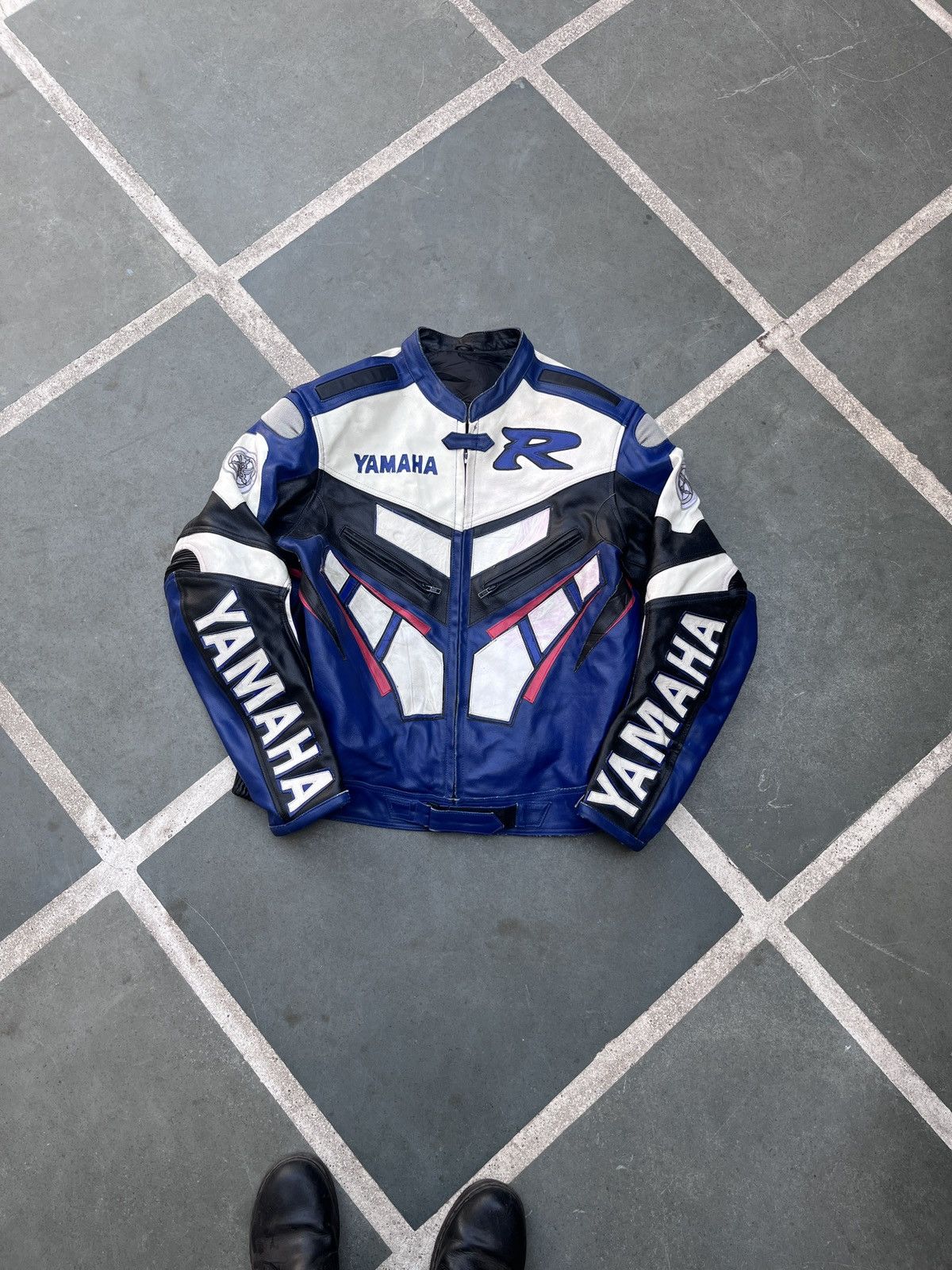 Vintage Rare Vintage Yamaha Racing Leather Jacket – Level 2 Armored Size US XL / EU 56 / 4 - 3 Thumbnail