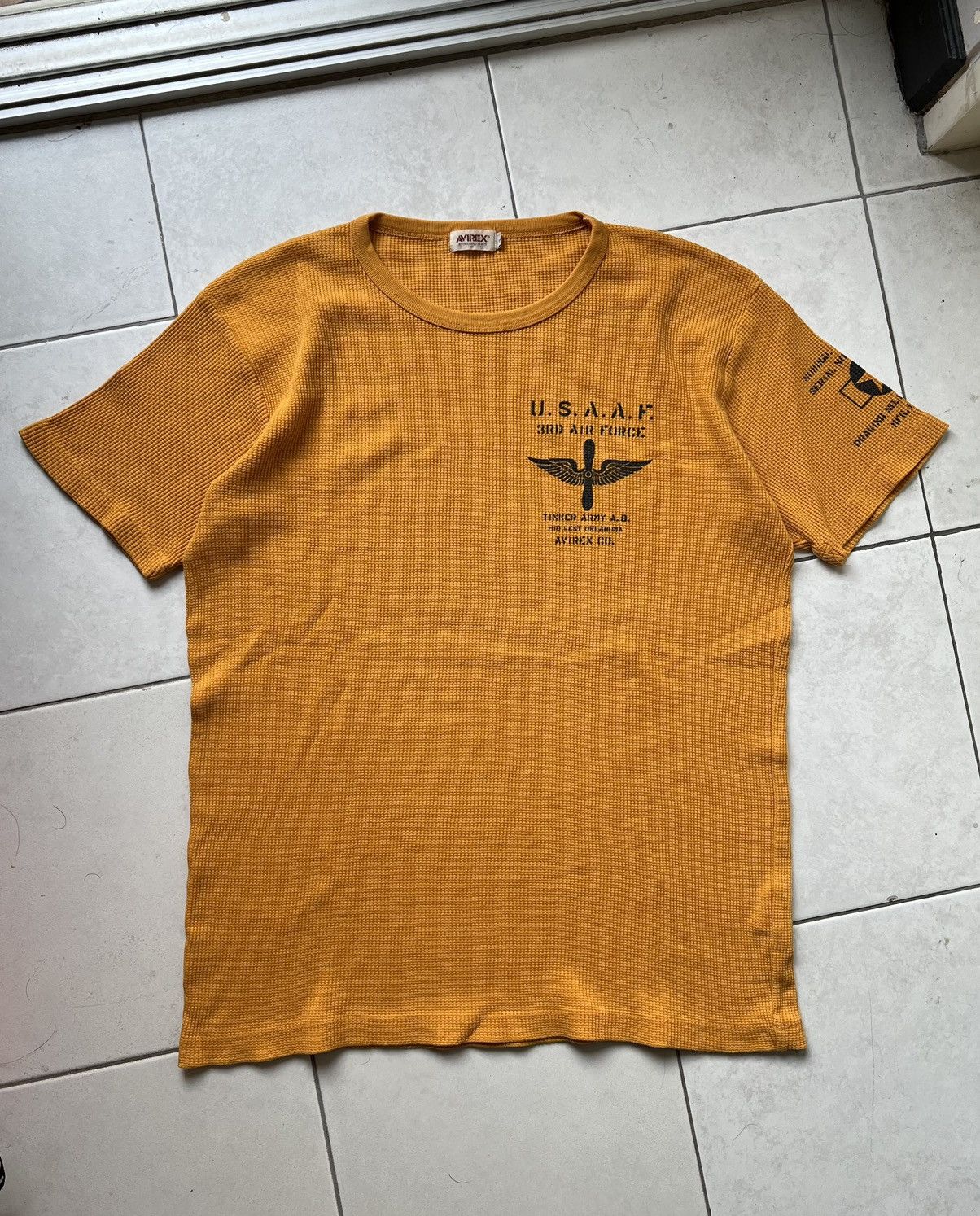Avirex Avirex U.S.A.A.F Waffle T-Shirts Size US L / EU 52-54 / 3 - 6 Thumbnail