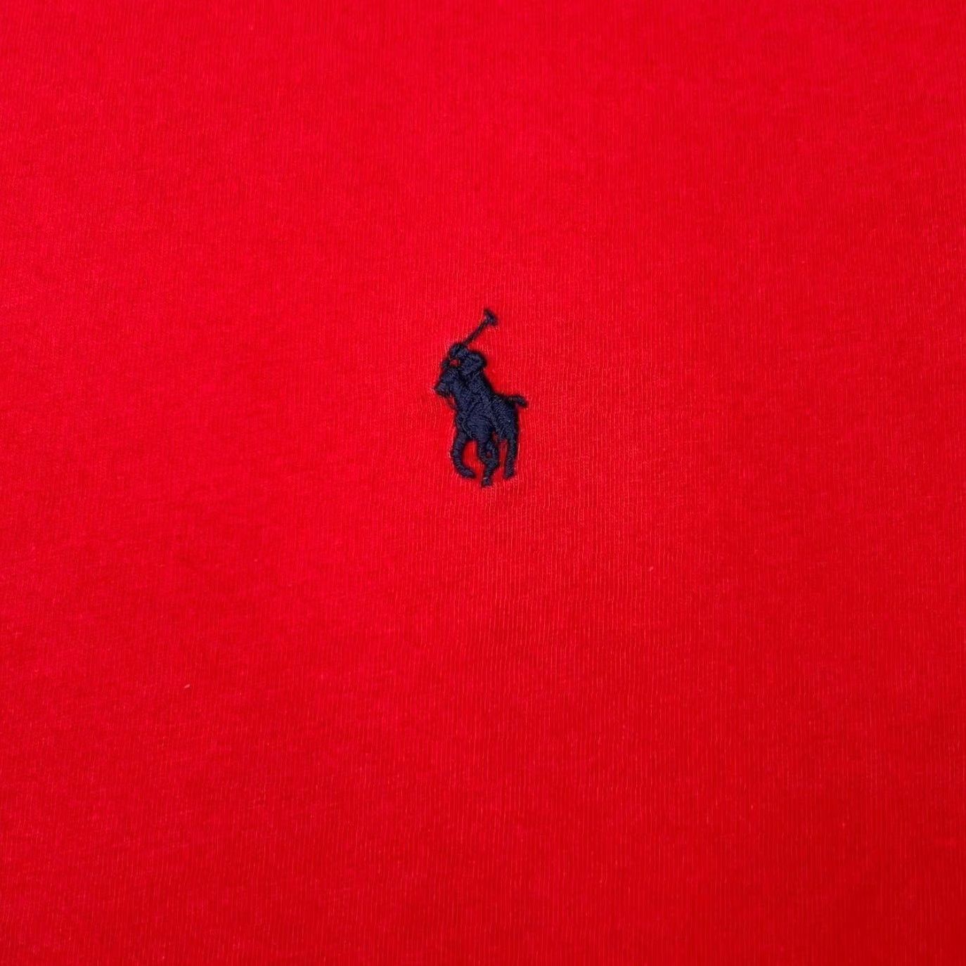 Polo Ralph Lauren Polo Ralph Lauren T-Shirt Polo Embroidered Mini Pony Logo Cotton Red L Mens Vintage 00s Short Sleeve Crew Neck Regular Fit Size US L / EU 52-54 / 3 - 4 Thumbnail
