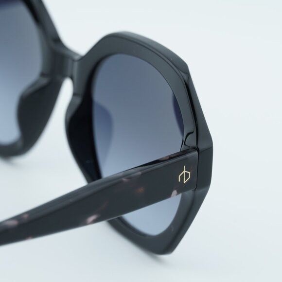 Rag & Bone Rag & Bone RNB1078/S 0807 9O Sunglasses Black Frame Size ONE SIZE - 3 Thumbnail