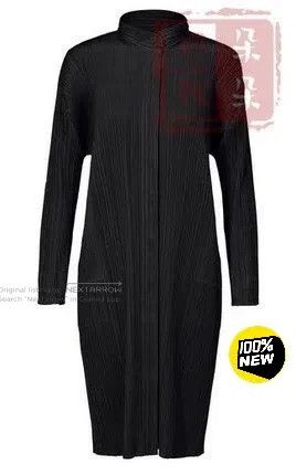 Issey Miyake Issey Miyake Stand Collar Trench Coat Black Size XL / US 12-14 / IT 48-50 - 1 Thumbnail