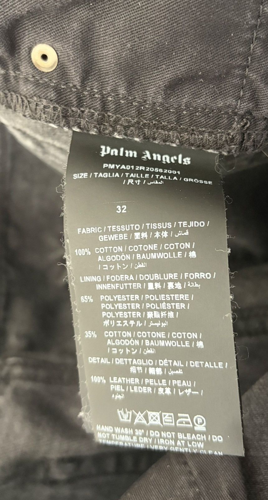 Palm Angels Palm Angles Logo Jeans Size US 32 / EU 48 - 6 Thumbnail
