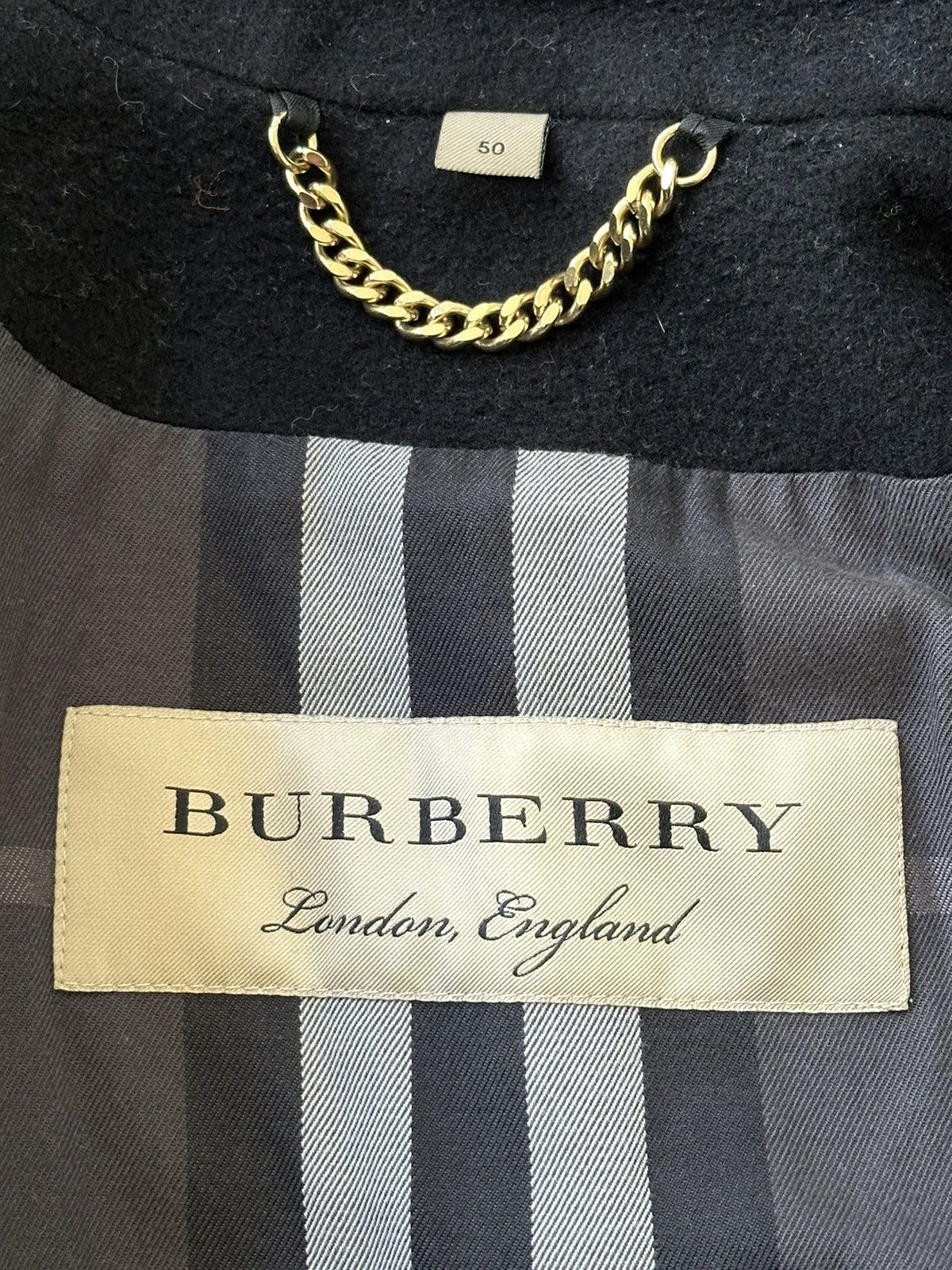 Burberry Burberry peacoat with golden buttons Size US M / EU 48-50 / 2 - 5 Thumbnail