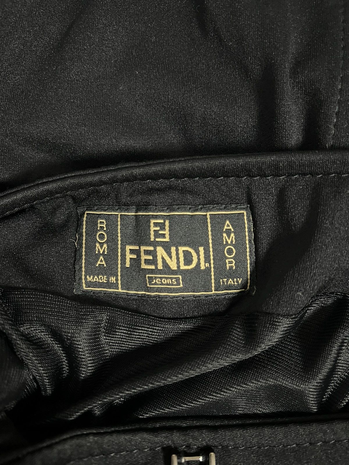 Fendi Fendi black nylon midi skirt M Size 30" / US 8 / IT 44 - 4 Thumbnail
