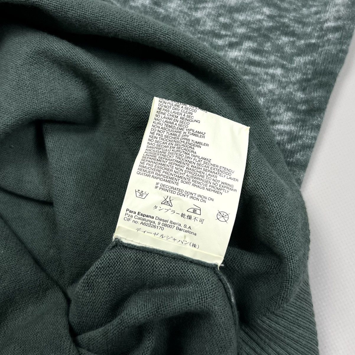 Diesel Rare Vintage Diesel Logo Cotton Casual Sweatshirt Size L Size US L / EU 52-54 / 3 - 15 Thumbnail