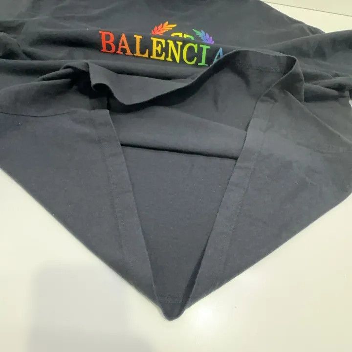 Balenciaga Balenciaga Balenciaga Rainbow Logo Short Sleeve TShirt -25 Size US S / EU 44-46 / 1 - 9 Thumbnail