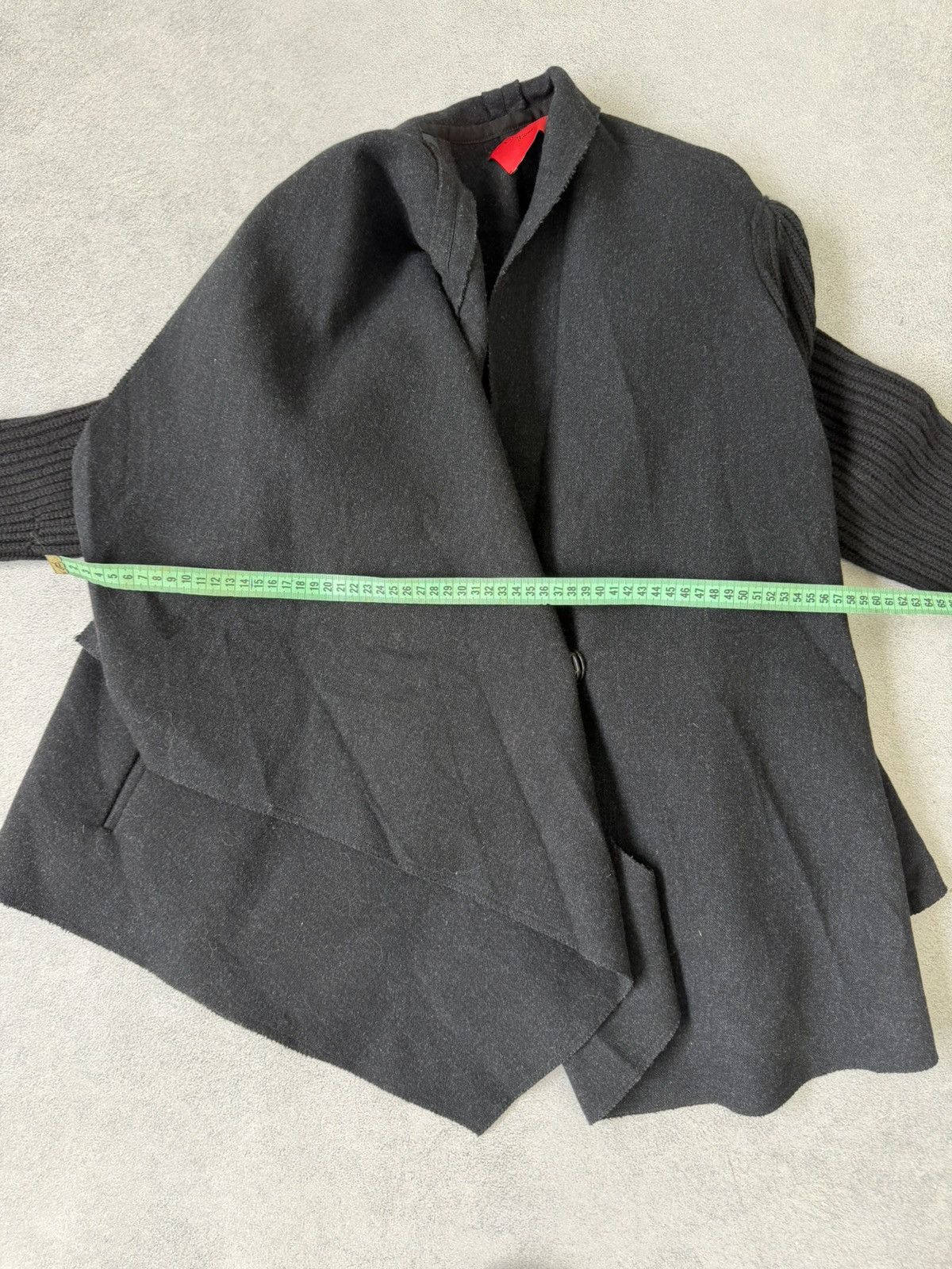 Lanvin Lanvin Hiver 2011 Wool Asymmetric Jacket Made in France Size M / US 6-8 / IT 42-44 - 14 Thumbnail