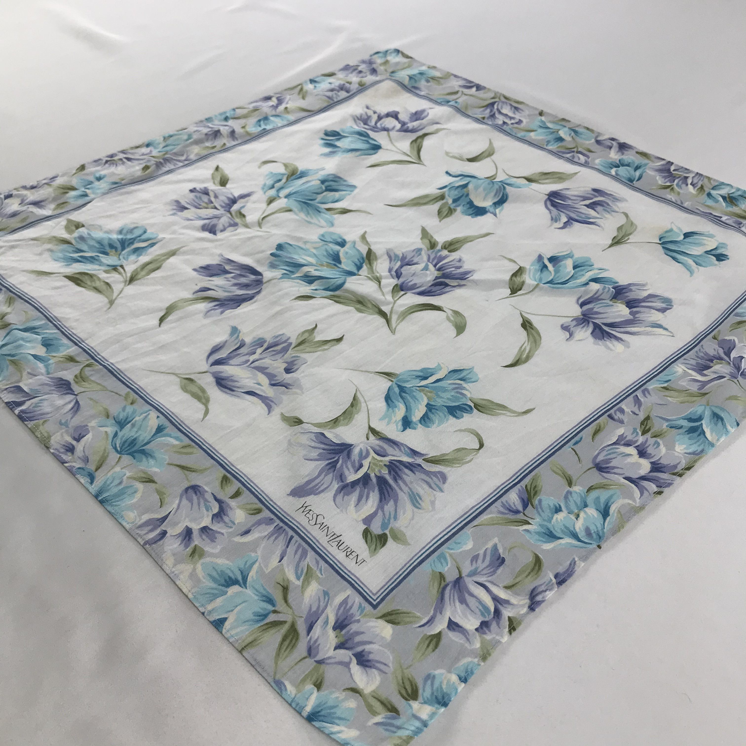 Vintage × Yves Saint Laurent Yves Saint Laurent Bandana / Handkerchief/Neckerchief -S1760 Size ONE SIZE - 2 Thumbnail