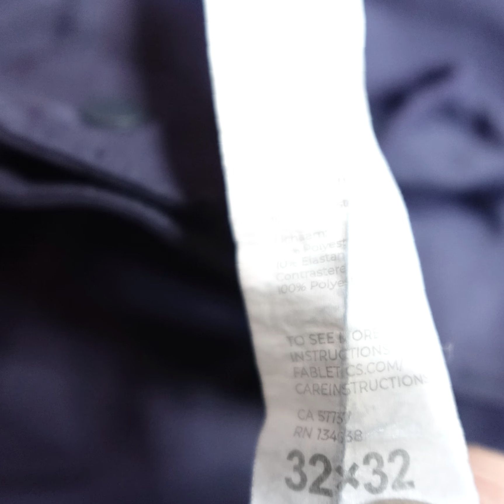 Fabletics Fabletics Pants 32 x 30 Blue Solid Performance Men Size US 32 / EU 48 - 7 Thumbnail