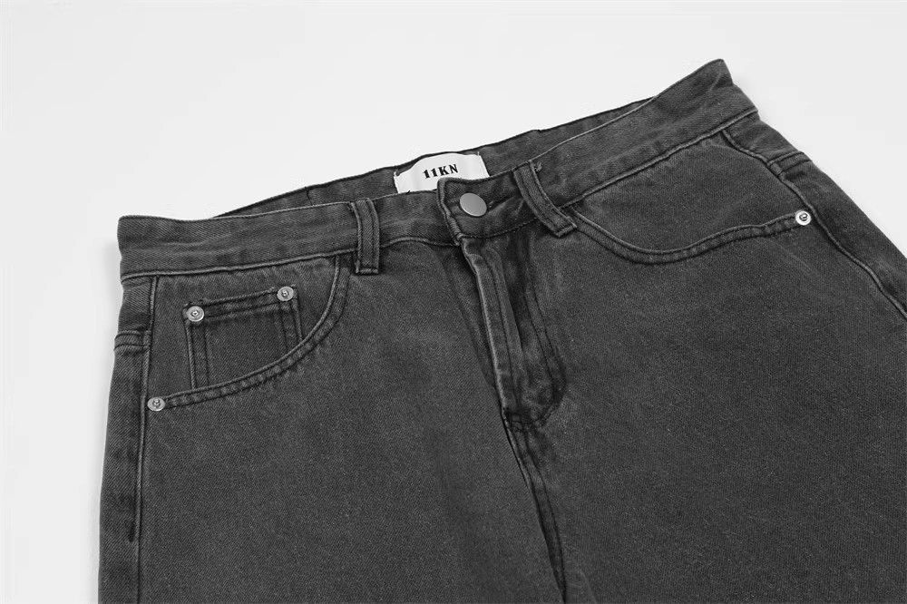 Japanese Brand × Jean Men's solid color washed distressed jeans Size US 32 / EU 48 - 3 Thumbnail
