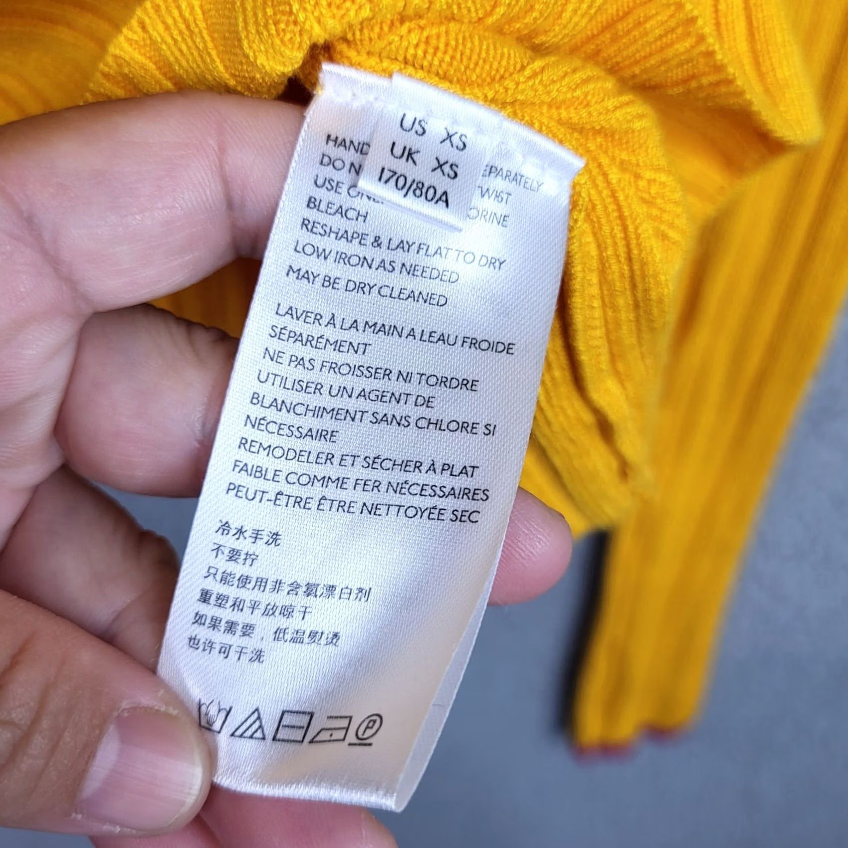 Bdg BDG Women's Yellow Kiara Open-back Sweater Top XS Regular Size XS / US 0-2 / IT 36-38 - 5 Thumbnail