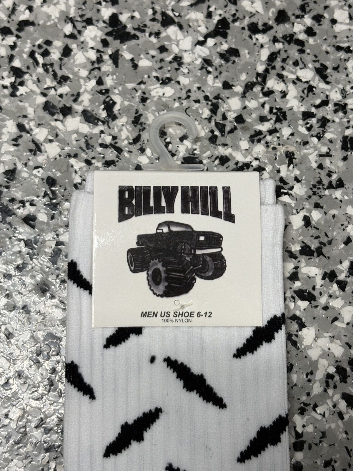 Billy Hill 2024 Billy Hill White/Black Diamond Plated 5 Socks Bundle Size ONE SIZE - 5 Thumbnail