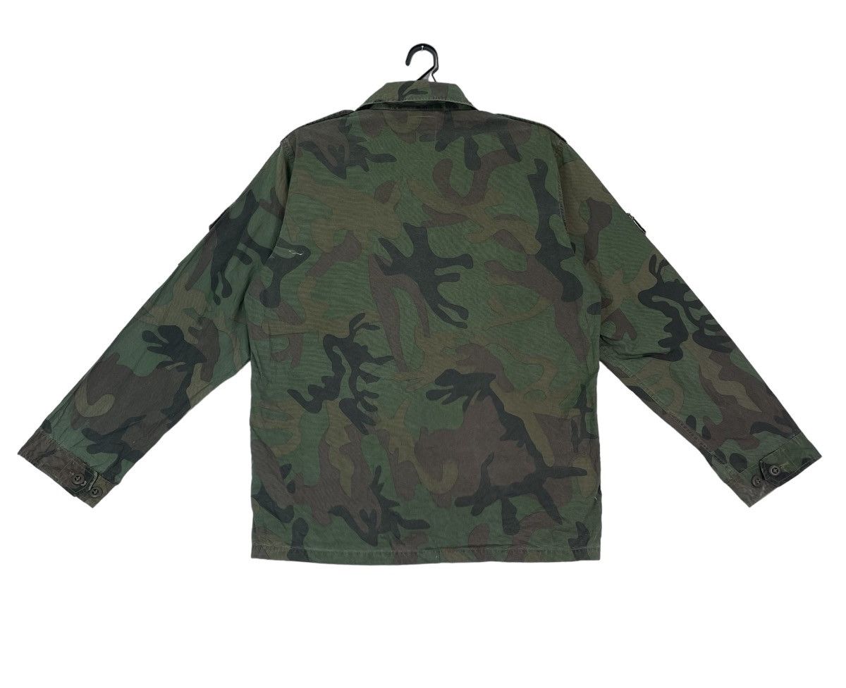 Japanese Brand Rare Back Number airborne military surplus camo shirt jacket Size US M / EU 48-50 / 2 - 6 Thumbnail