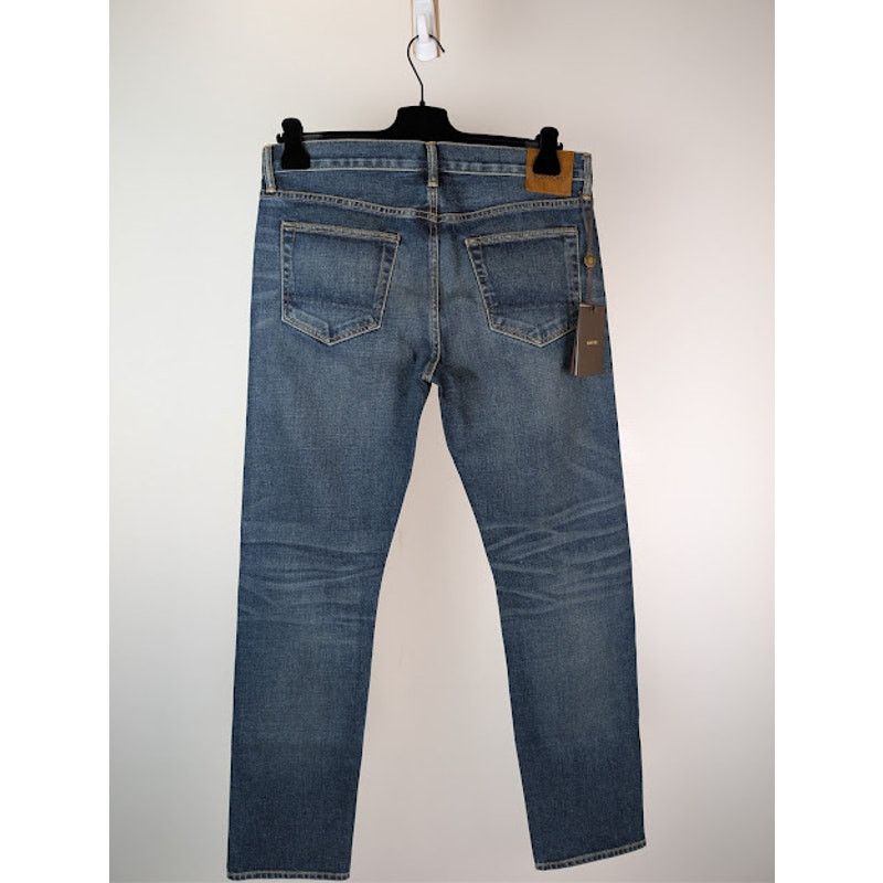 Tom Ford o1rshd1 Straight-Fit Denim Jeans in Navy Size US 34 / EU 50 - 13 Thumbnail