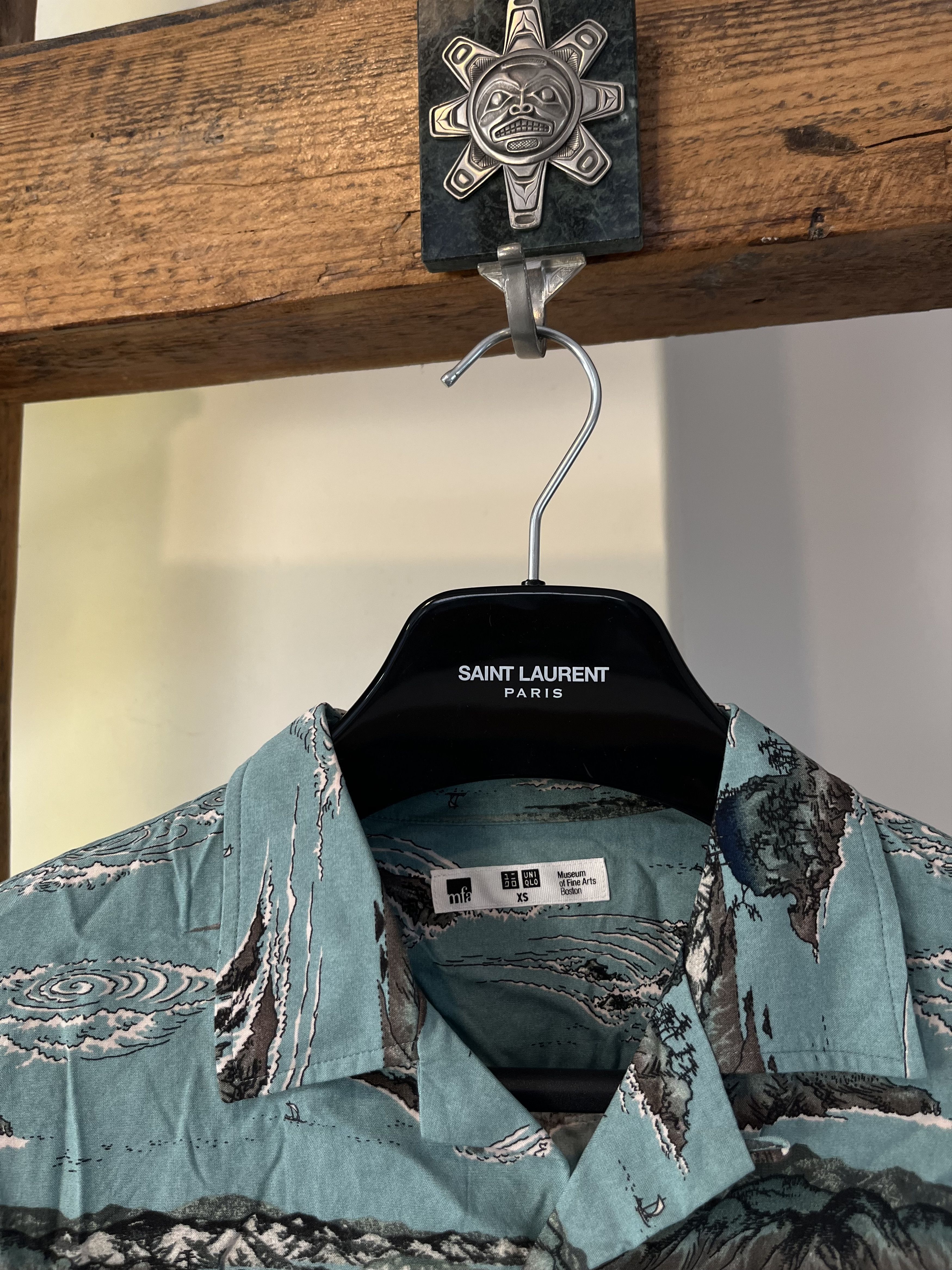 Japanese Brand × Uniqlo Uniqlo x Museum of Fine Arts Boston Hawaiian Shirt Size US XS / EU 42 / 0 - 3 Thumbnail