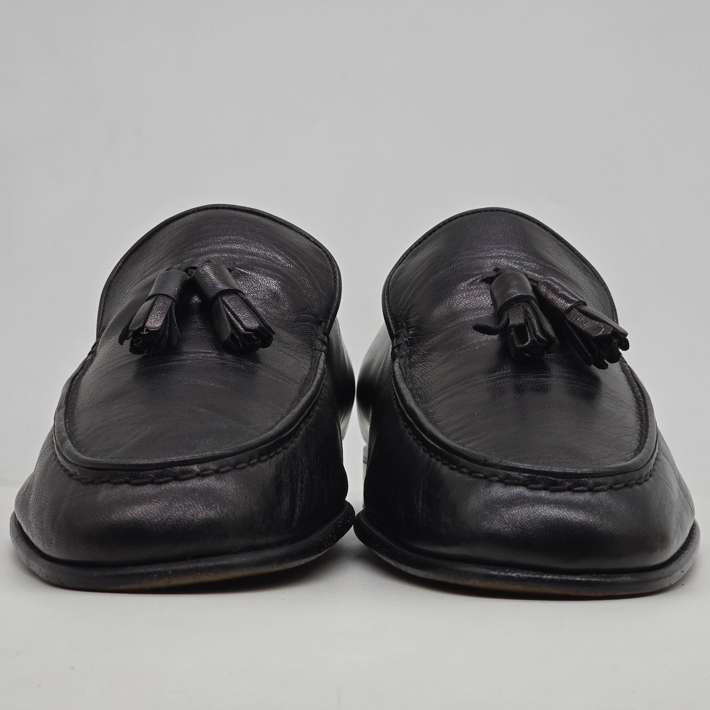 Berluti Berluti - Black Calf Leather Tassle Loafers Size US 7.5 / EU 40-41 - 3 Thumbnail