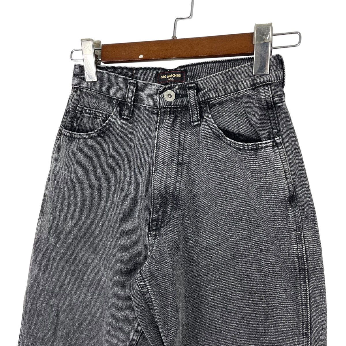Japanese Brand Rag Machine Japan Faded Black Tapered Jeans Size US 26 / EU 42 - 5 Thumbnail