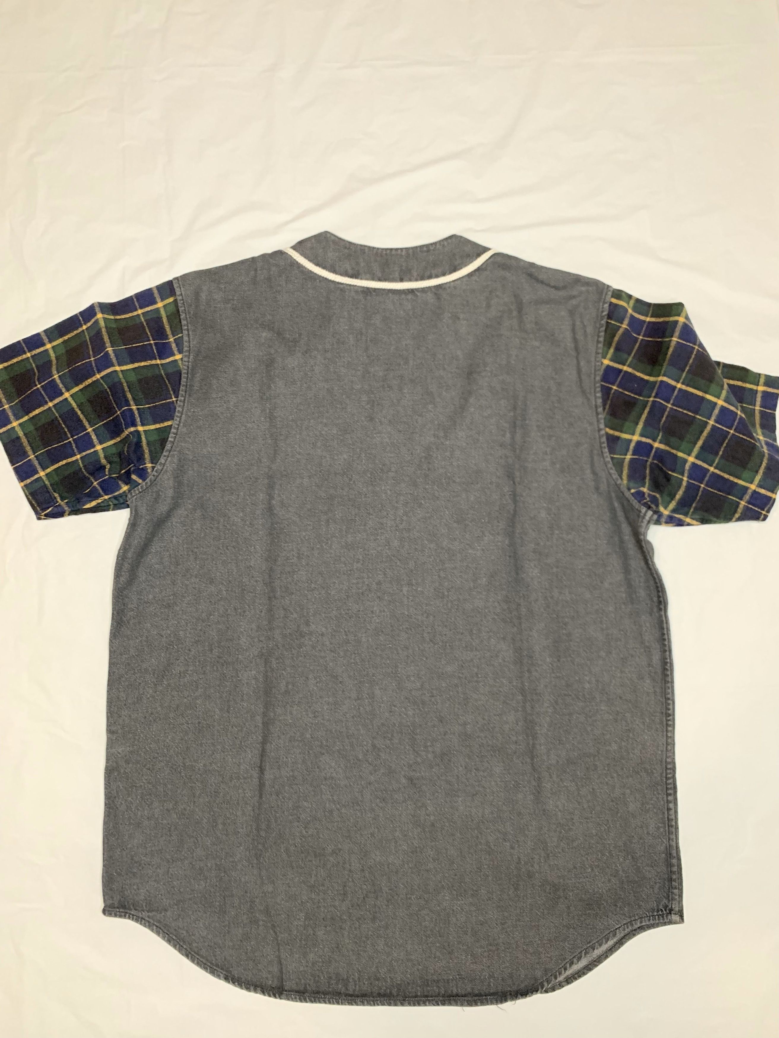 Supreme Supreme SS14 Denim Flannel Shirt Size US M / EU 48-50 / 2 - 7 Thumbnail