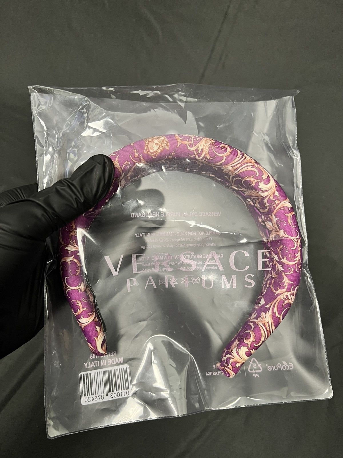 Designer × Versace New Versace handmade headband Italy Size ONE SIZE - 1 Thumbnail