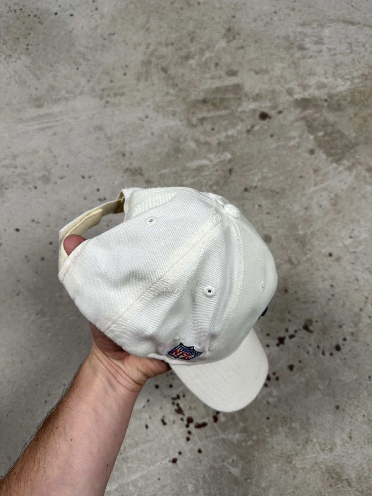 Reebok Vintage Y2K Reebok x NFL Dallas Cowboys White Hat Cap Size ONE SIZE - 9 Thumbnail