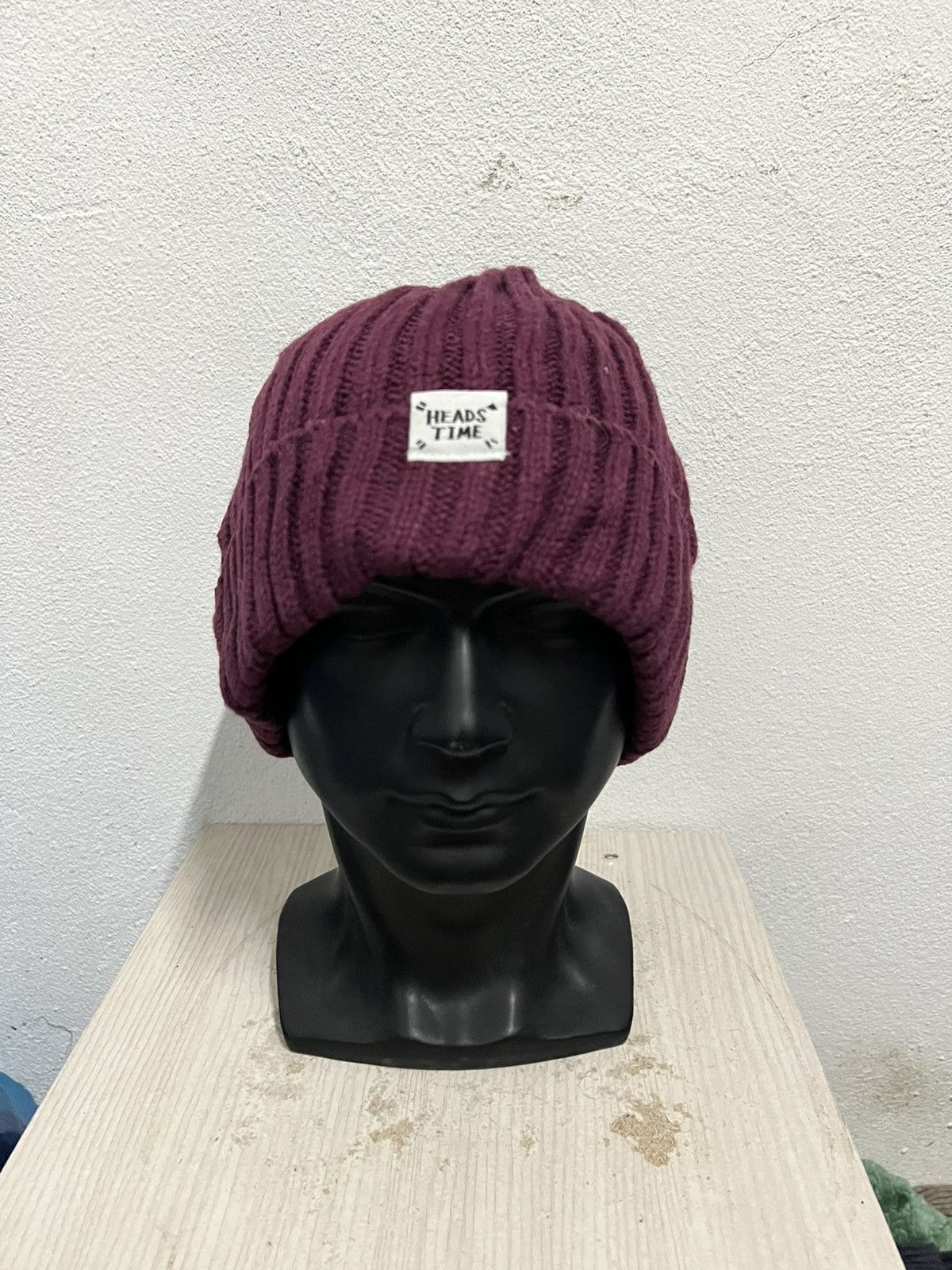 Japanese Brand Japanese Kurihara Plain Beanie Hat Size ONE SIZE - 2 Thumbnail