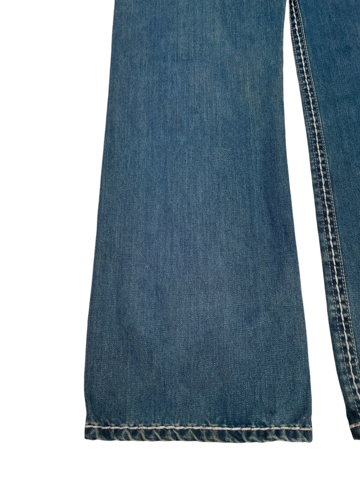 Le Grande Bleu (L.G.B.) Rare Design Vintage The Lab Of Denim Usa Jeans 2000s Size US 38 / EU 54 - 7 Thumbnail