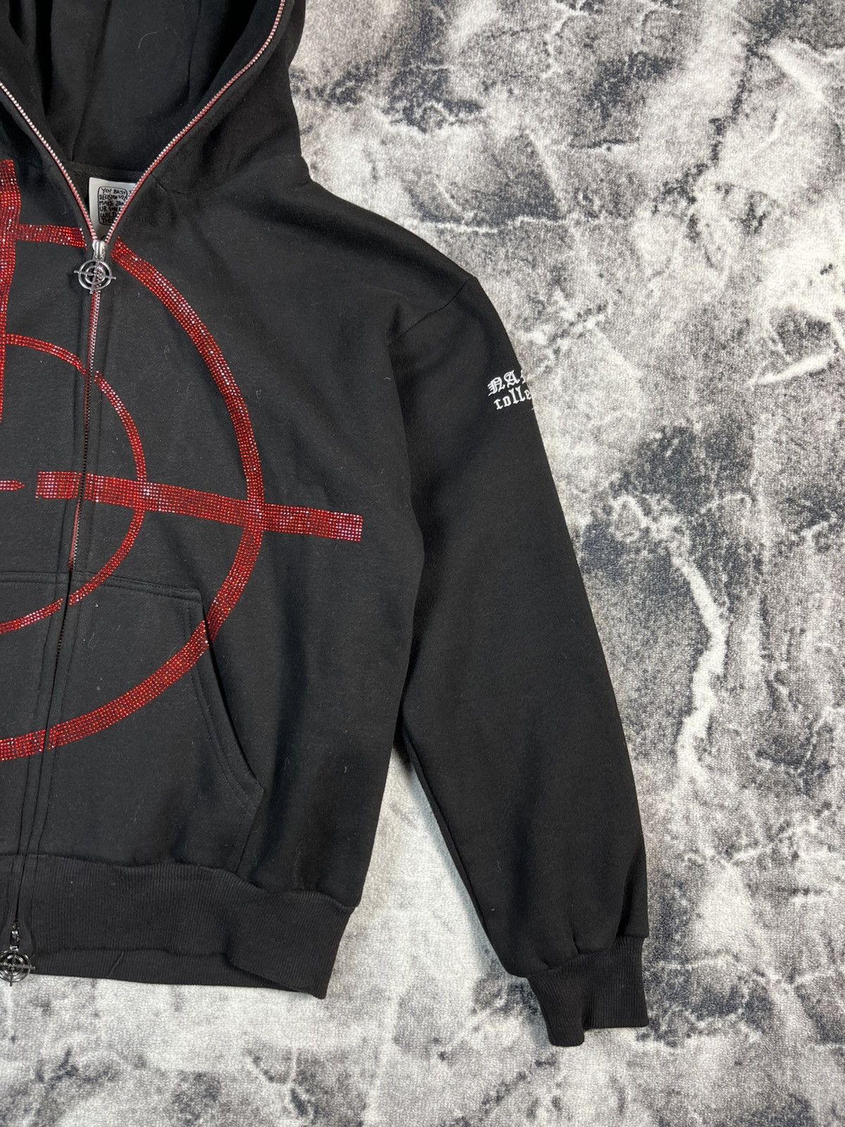 Named Collective Named Collective Target Zip Hoodie Black Red Size US M / EU 48-50 / 2 - 3 Thumbnail