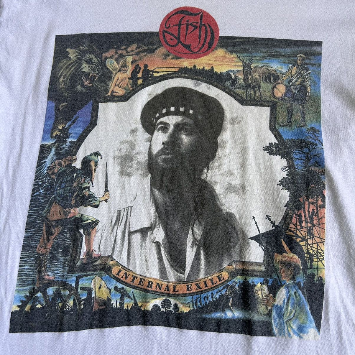 Band Tees × Vintage Vintage 90’s Fish Marillion tour shirt Size US M / EU 48-50 / 2 - 1 Thumbnail