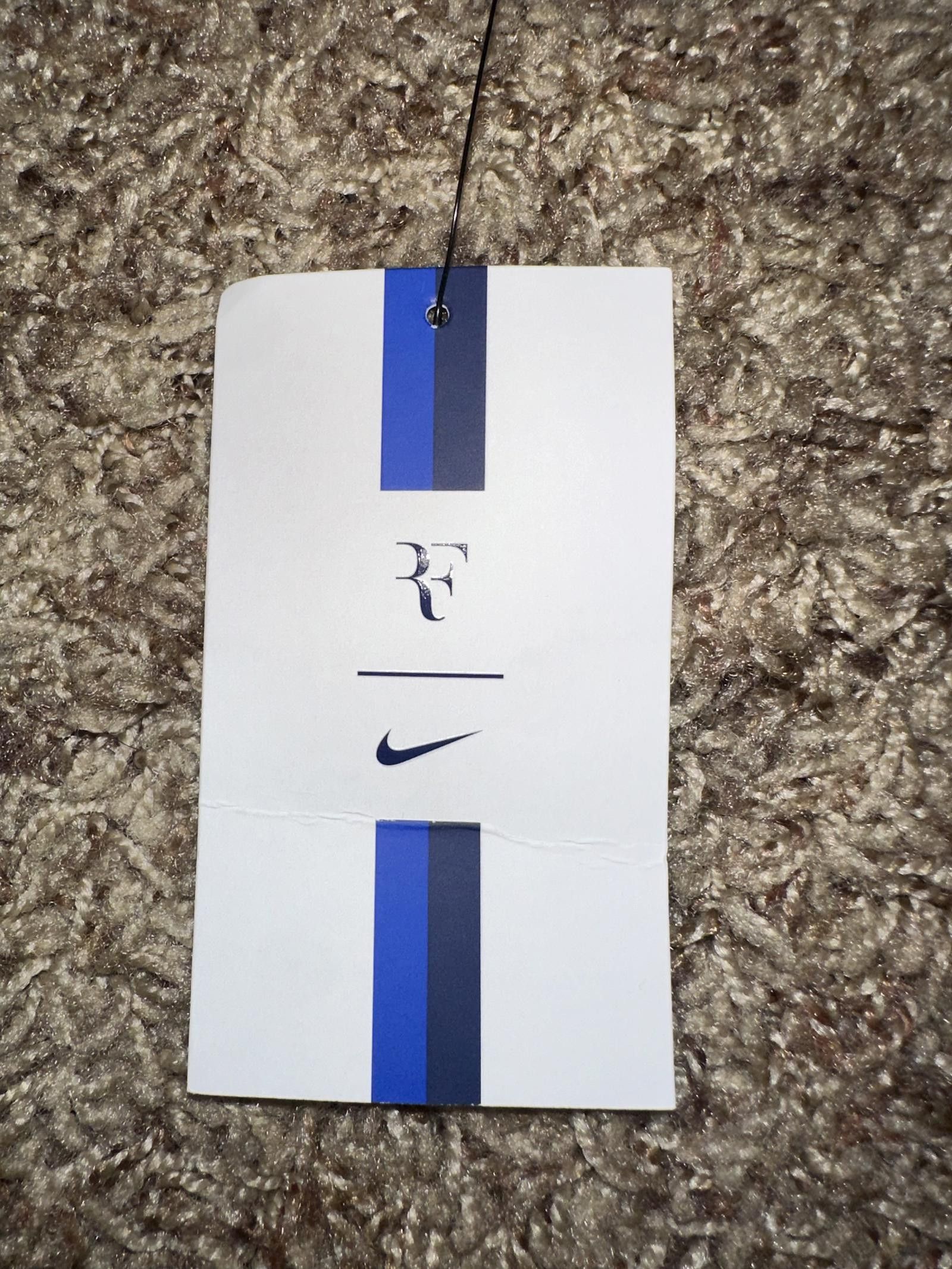 Nike Nike Men’s RF Roger Federer Solid Performance Tennis White Polo Shirt Size US S / EU 44-46 / 1 - 9 Thumbnail