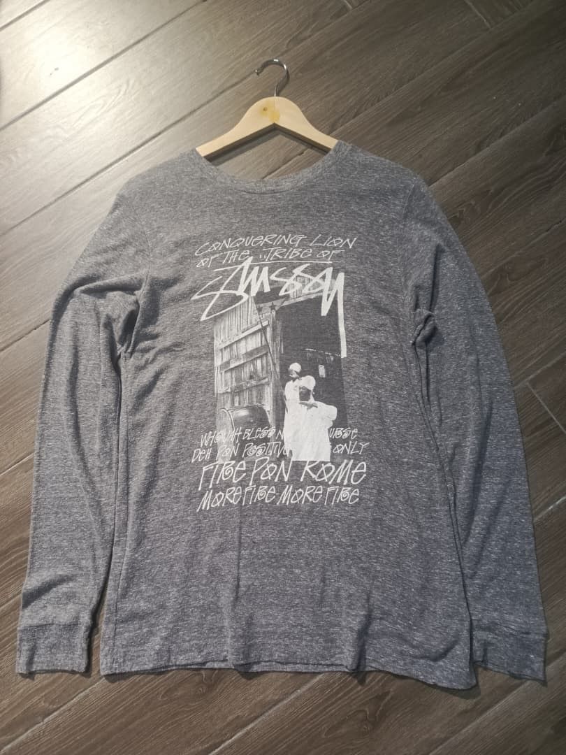 Stussy Stüssy "Who Jah Bless" , specifically the "Conquering Lion" Size US M / EU 48-50 / 2 - 1 Thumbnail