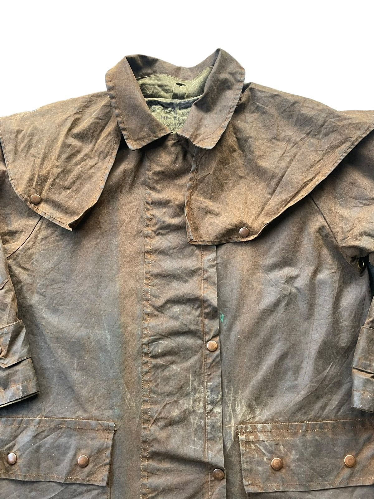 Vintage Vintage Unknown Military Wax Deck Jacket Size US L / EU 52-54 / 3 - 3 Thumbnail