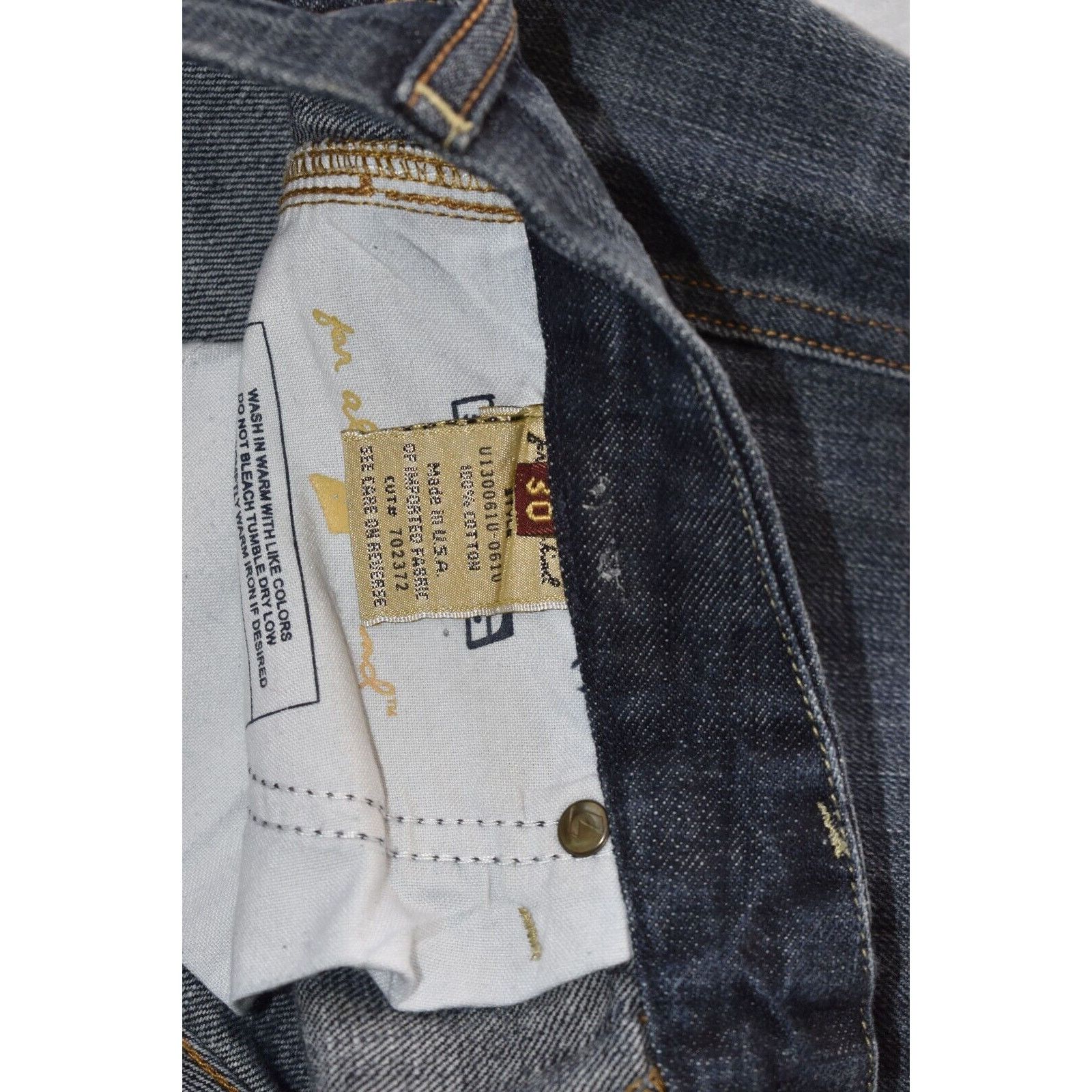7 For All Mankind Vintage SEVEN FOR ALL MANKIND Crystal A Pocket Flare Jean 30 Size 30" / US 8 / IT 44 - 7 Thumbnail