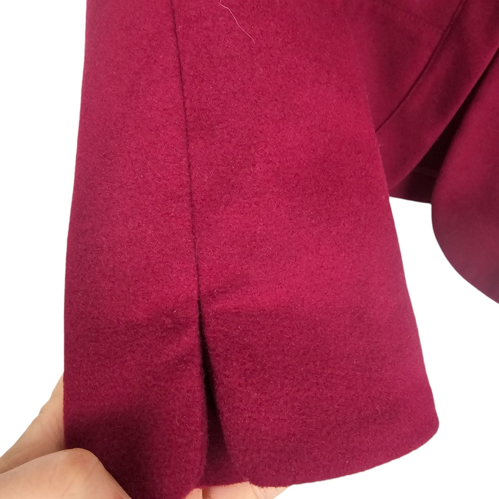 Chicos Chicos Womens Kelly Ann Smooth Plush Jacket 1 Med Burgundy Size M / US 6-8 / IT 42-44 - 4 Thumbnail