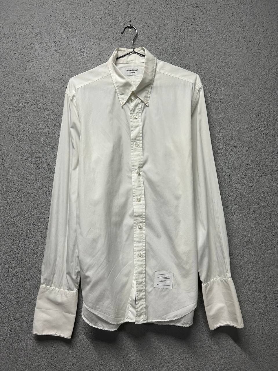 Thom Browne Thom Browne mens white shirt 4 / XL made in USA Size US XL / EU 56 / 4 - 1 Thumbnail