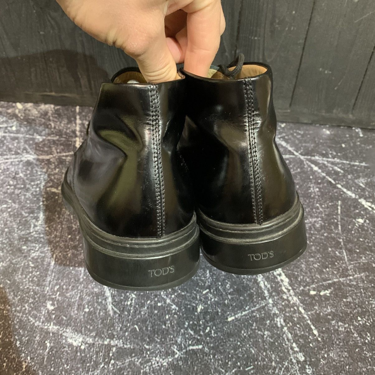 Tod's Tod’s Men’s Patent Leather Boots Size 6 Size US 6 / EU 39 - 6 Thumbnail