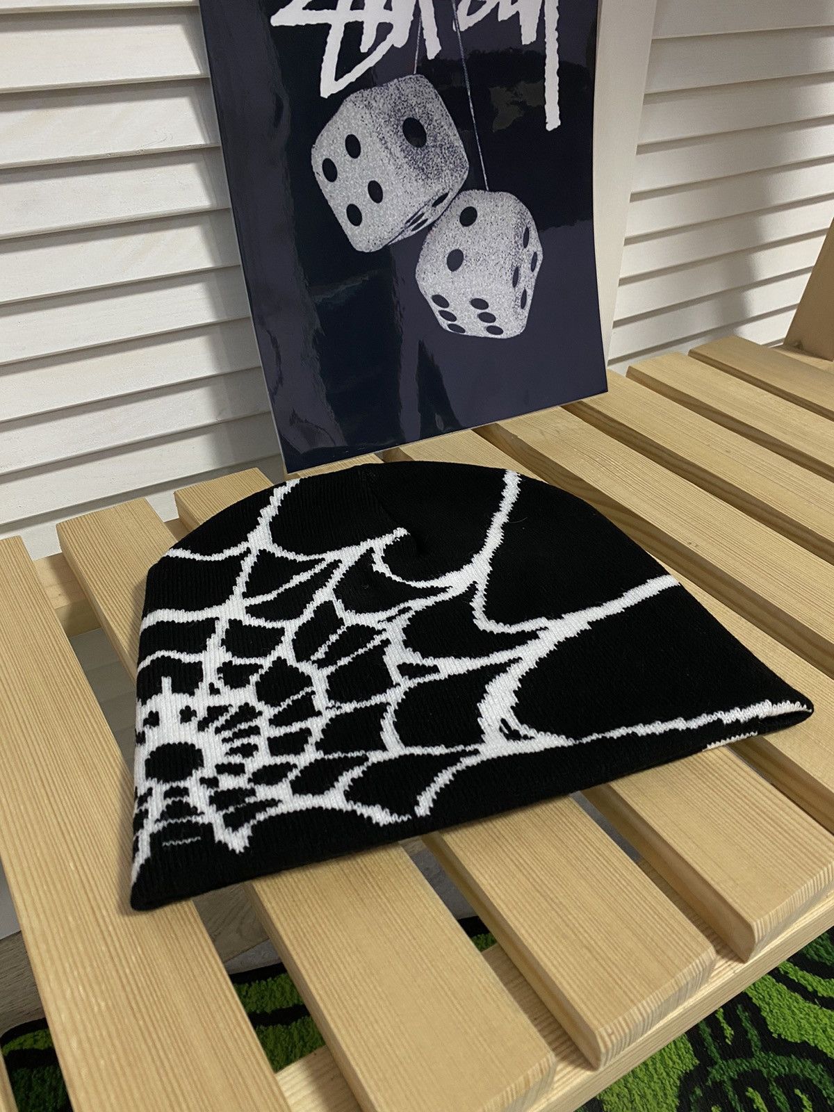 Hysteric Glamour × Japanese Brand Hype Winter Opium Avantgarde Hat Spider Web Cobweb Spyder Size ONE SIZE - 5 Thumbnail