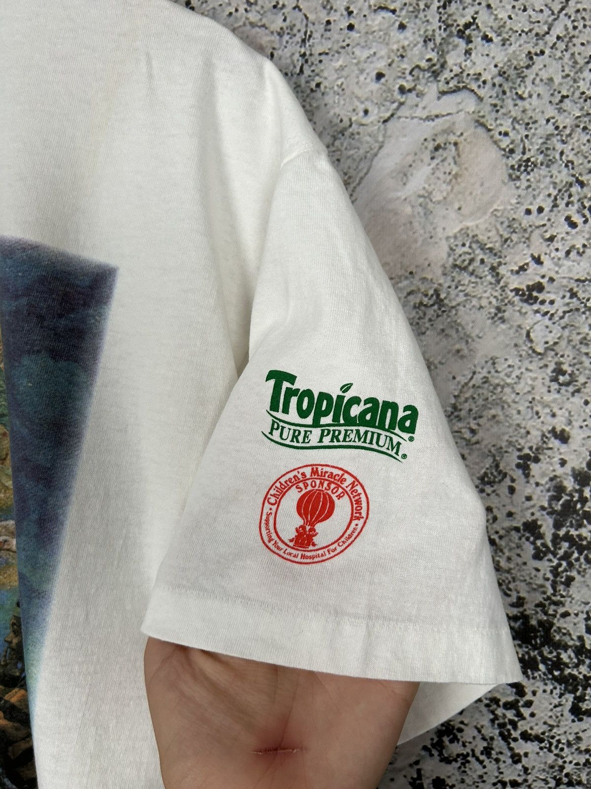 Band Tees × Vintage Vintage 90s Graphic Tee Miracle 1994 Wizard Artwork Size US L / EU 52-54 / 3 - 4 Thumbnail