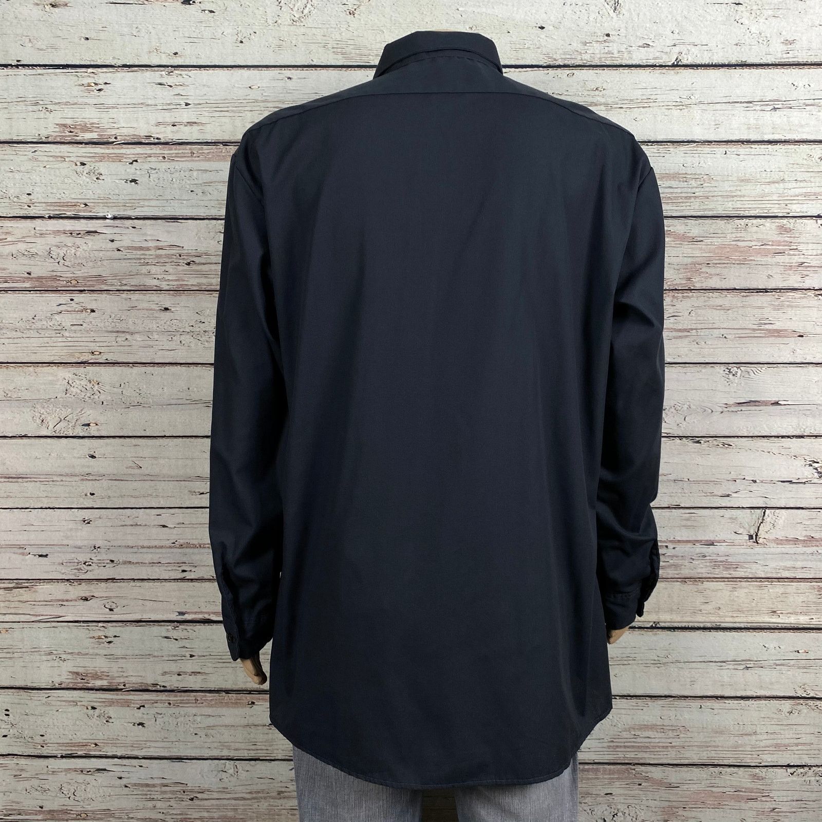 Dickies Dickies Work Wear Dark Gray Button Up Long Sleeve Shirt 2XLT Size US XXL / EU 58 / 5 - 2 Thumbnail