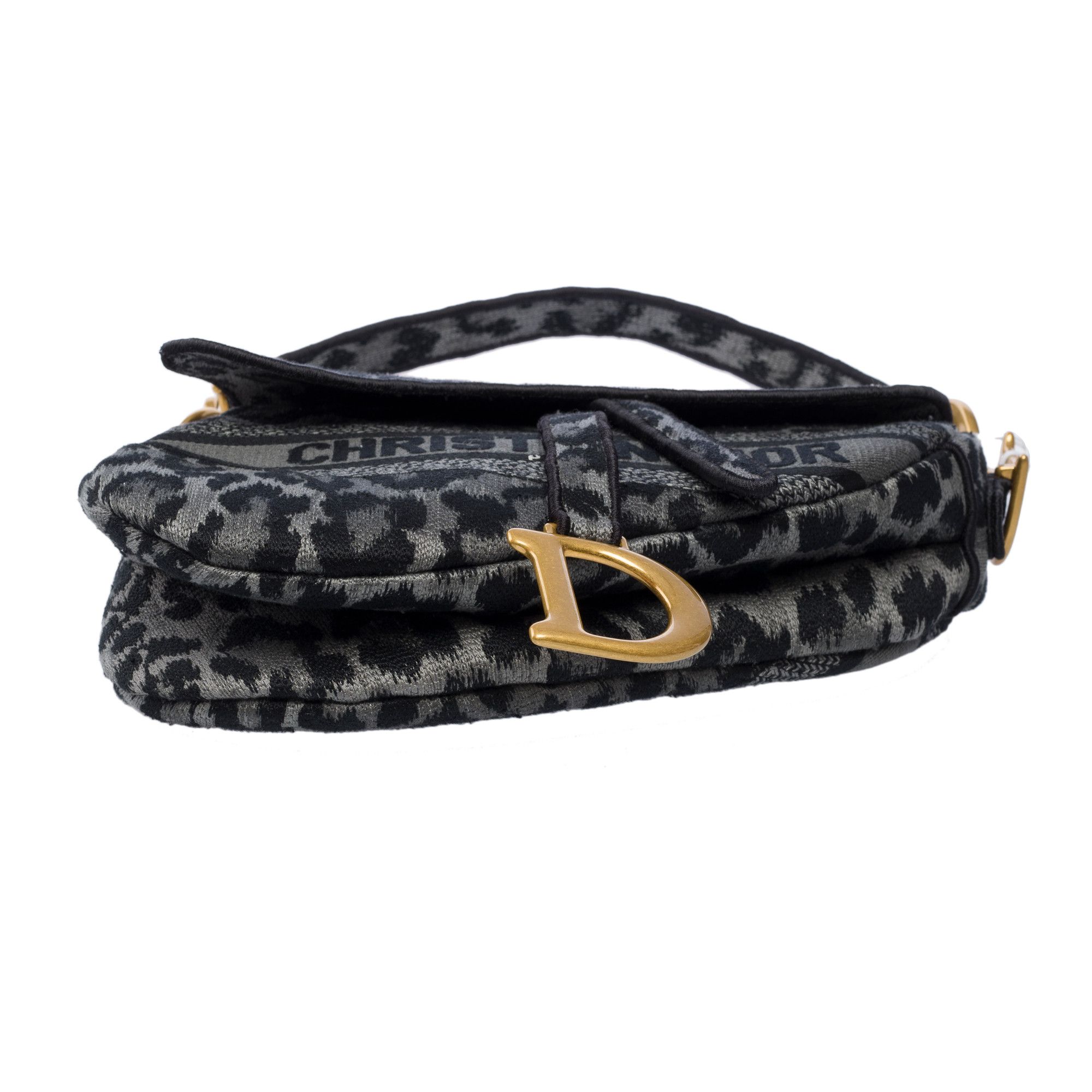 Dior DIOR Saddle in Gray Tweed Size ONE SIZE - 11 Thumbnail