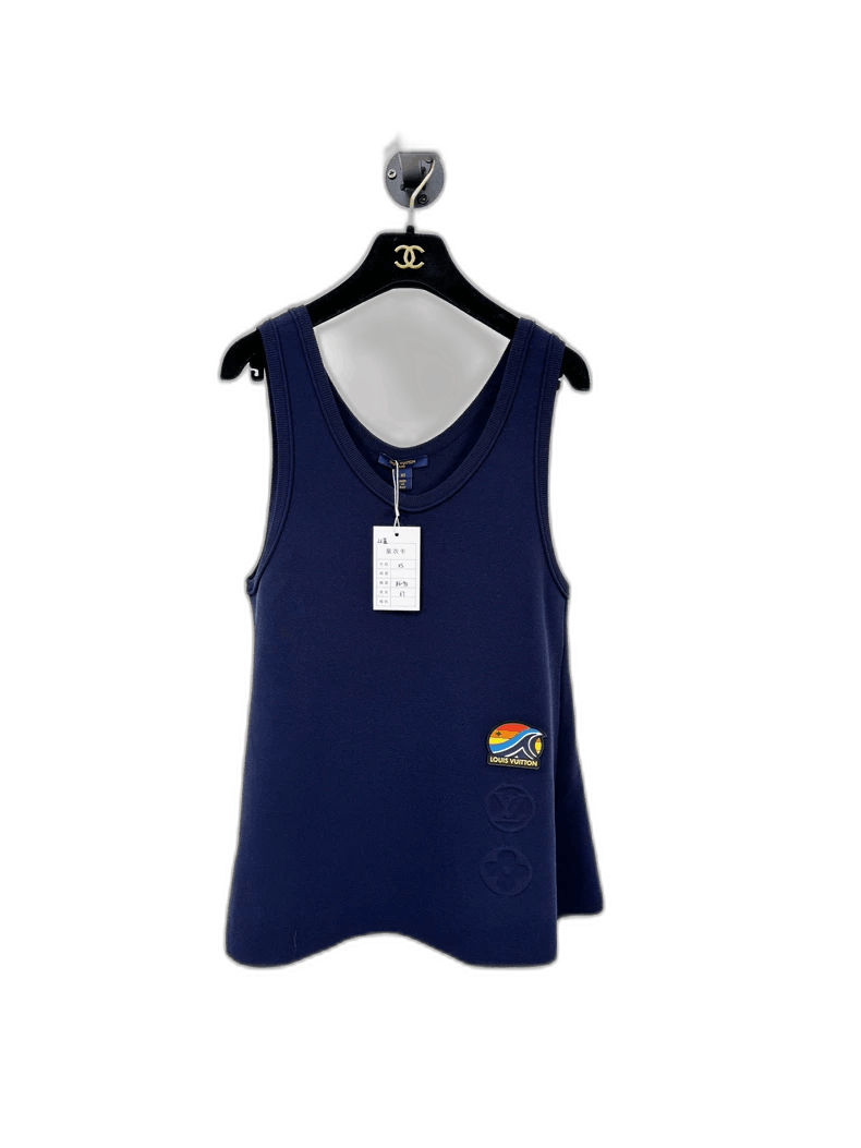 Louis Vuitton Louis Vuitton Blue Women's Tank Top Size XS / US 0-2 / IT 36-38 - 1 Thumbnail